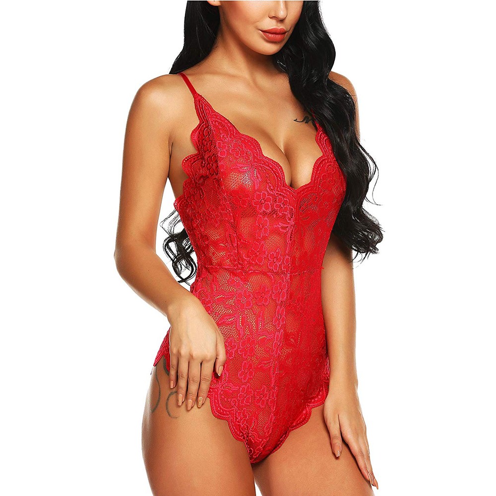 Lace Women Sexy Bodysuit Floral Lace Flare Party Bodycon Sleeveless Slim Rompers Jumpsuit Summer Streetwear mono mujer verano